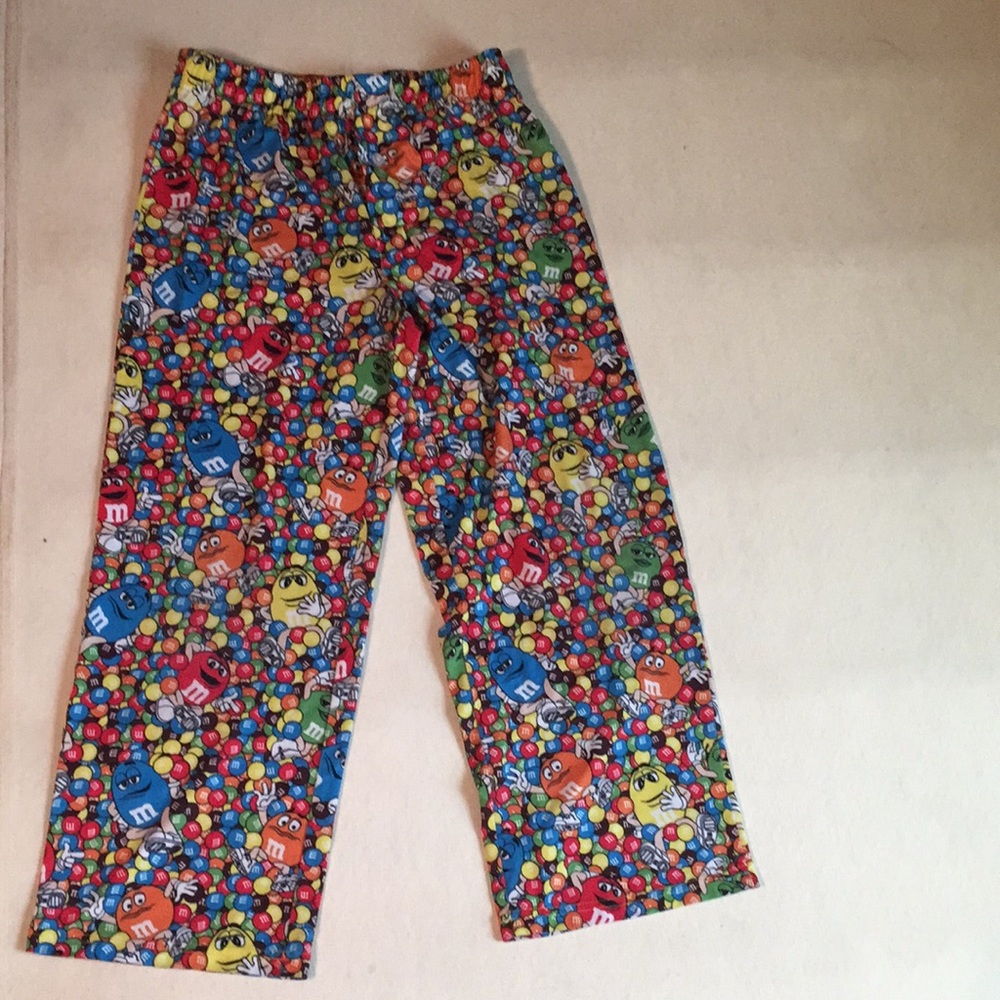 Colorful Boys M&M pajama or lounge pants